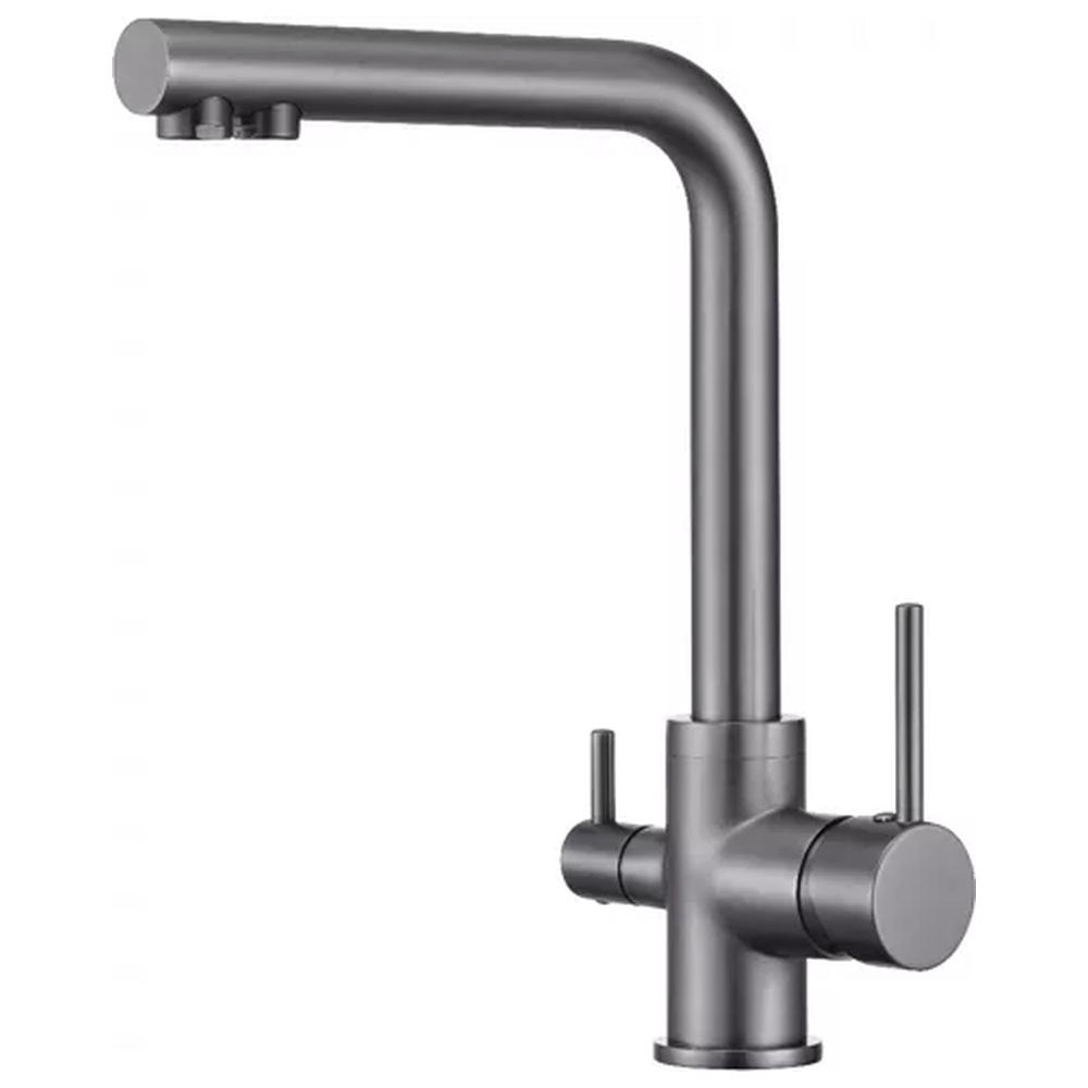 Смеситель для кухни Grocenberg GB40551BG, графит