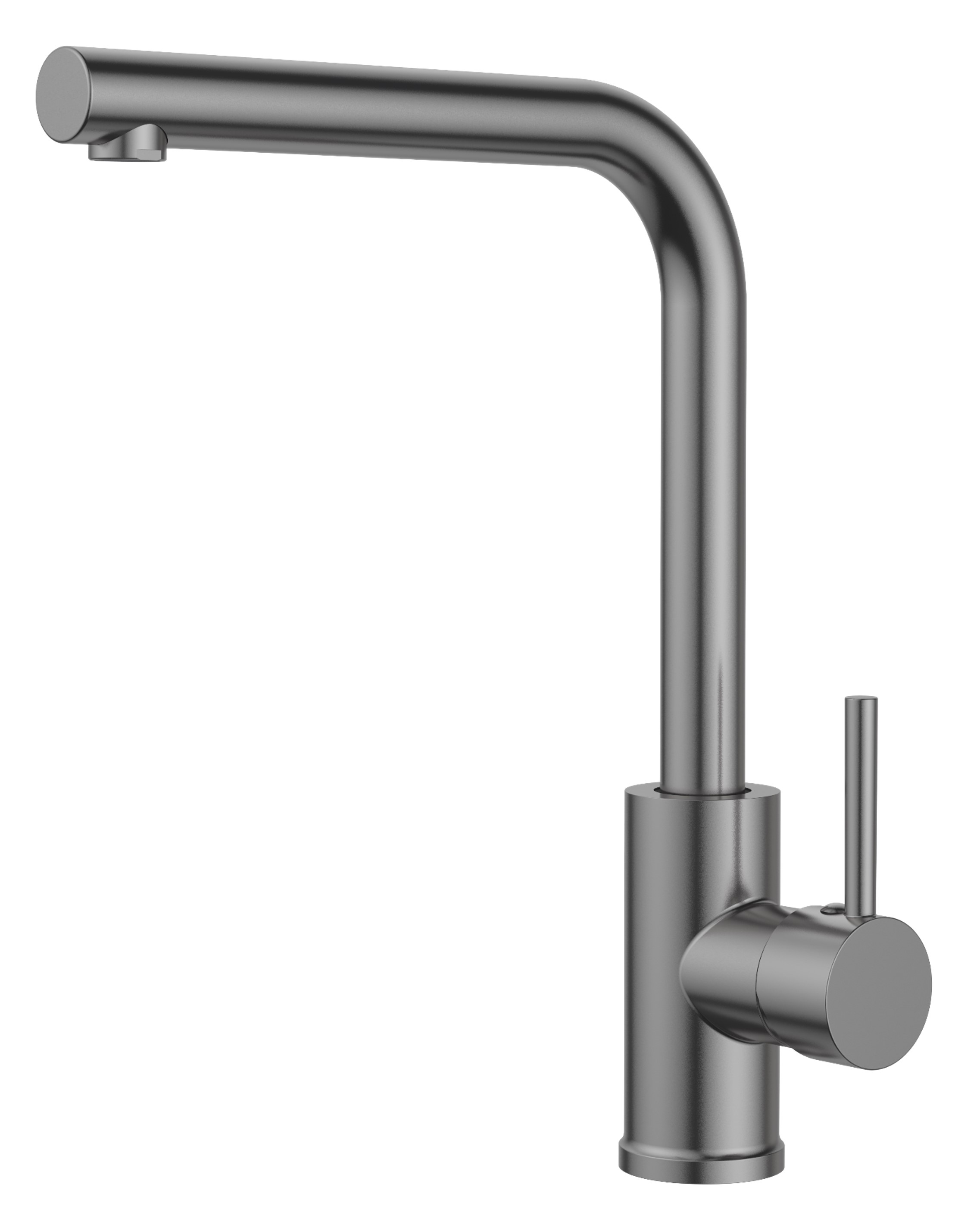 Смеситель для кухни VODA Kitchen K18GM, графит