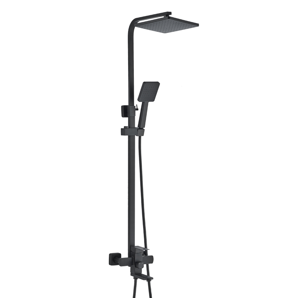 Душевая система WesnaArt KUBUS KUB13-314Black, черный