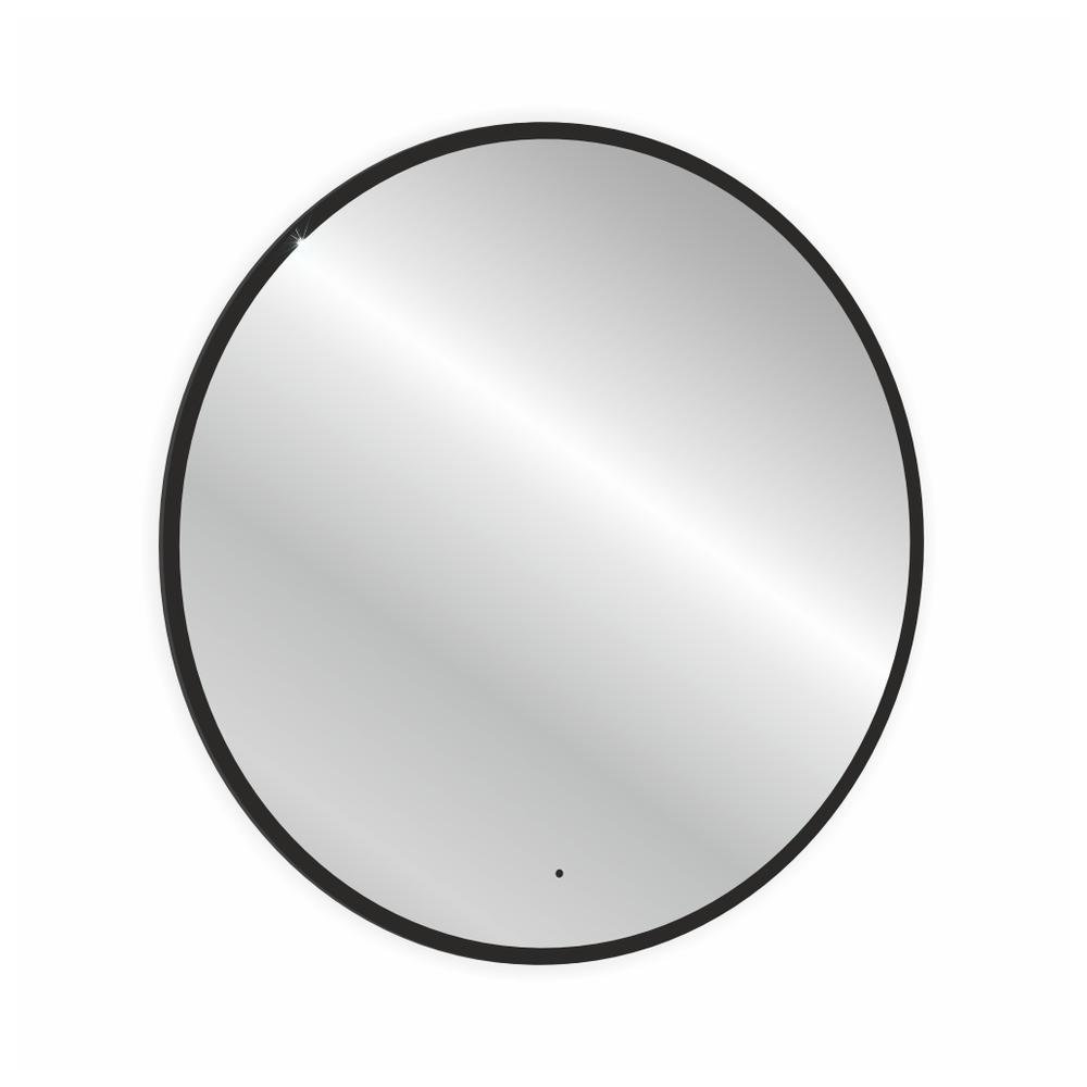 Зеркало Silver Mirrors Monaco-BLACK d1000 (бесконтактный сенсор, доп.упаковка)