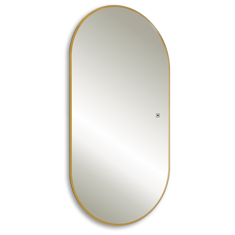 Зеркало Silver Mirrors Вива - Золото/Viva - GOLD 550х1050 2.1 (бесконтактный сенсор, подогрев, гор/верт)