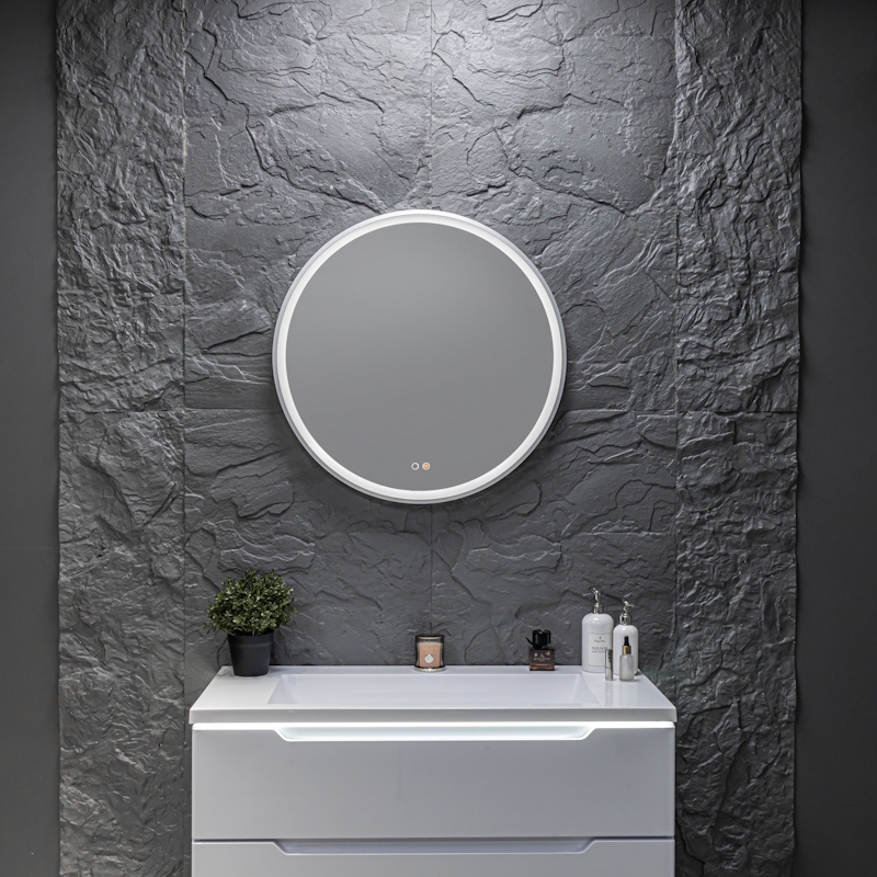 Зеркало Silver Mirrors Делуна/Deluna D700 2.2 (TX, алюм. профиль, цвет серебро,подогрев, сенсорный выключатель)