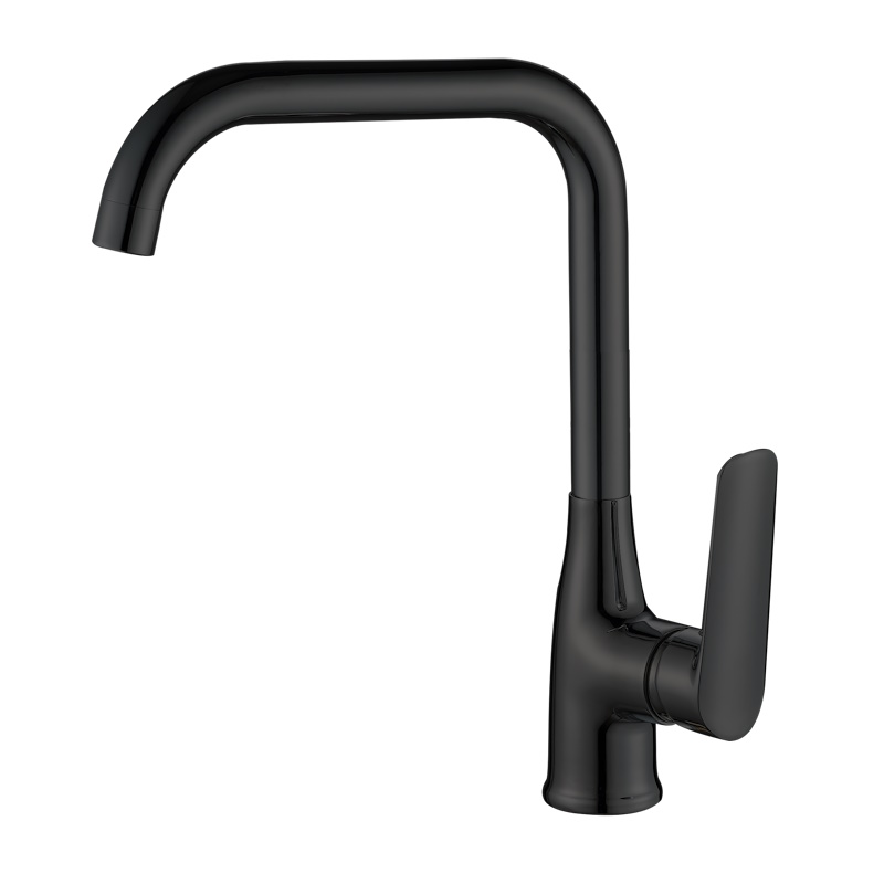 Смеситель для кухни Esko Lagos Black LG06B, черный