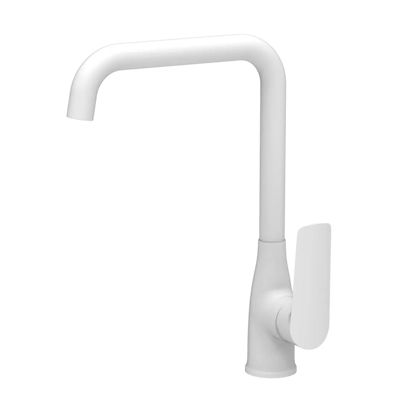 Смеситель для кухни Esko Lagos White LG06W, белый
