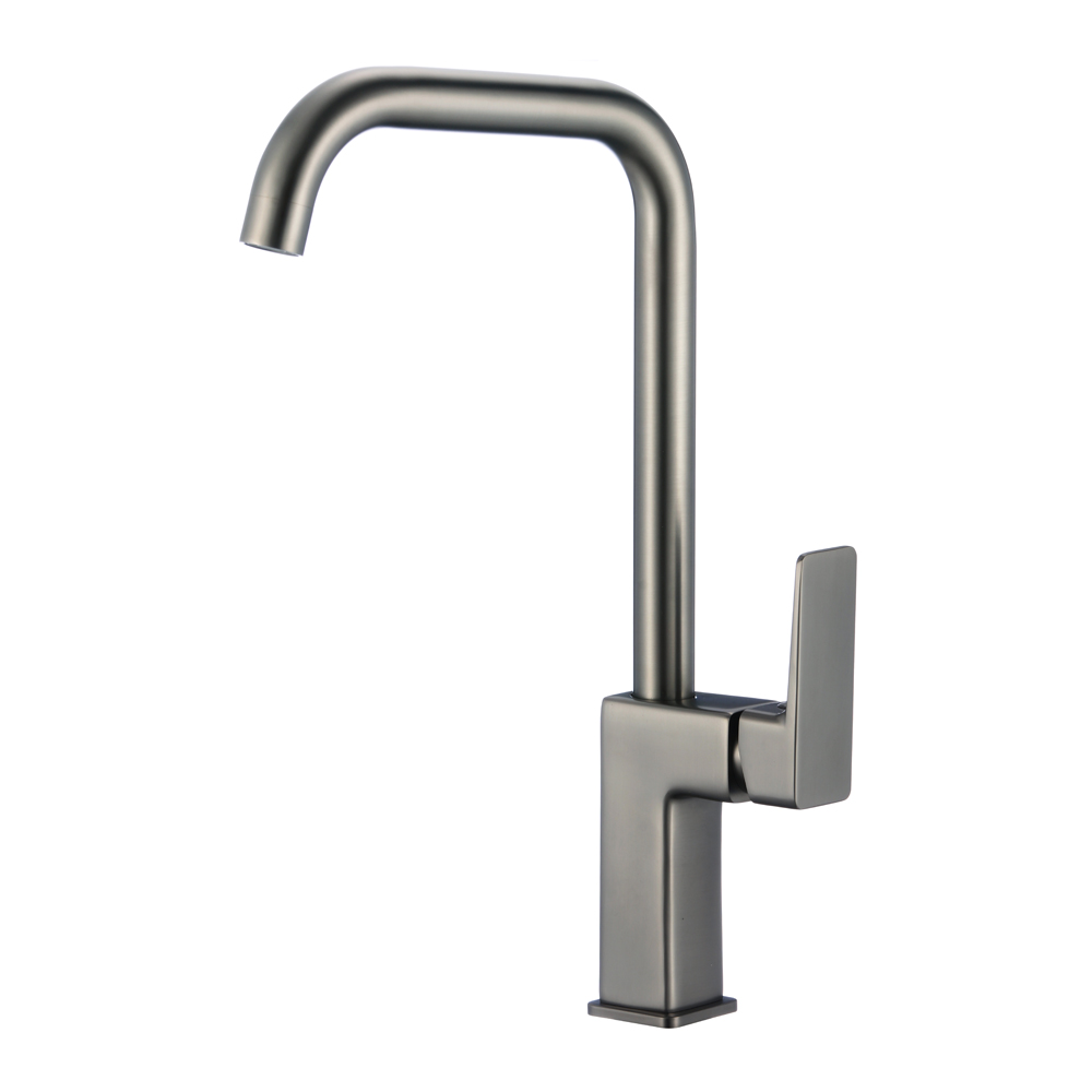 Смеситель для кухни WesnaArt NARCIS NAR06-150GM-25432, оружейная сталь