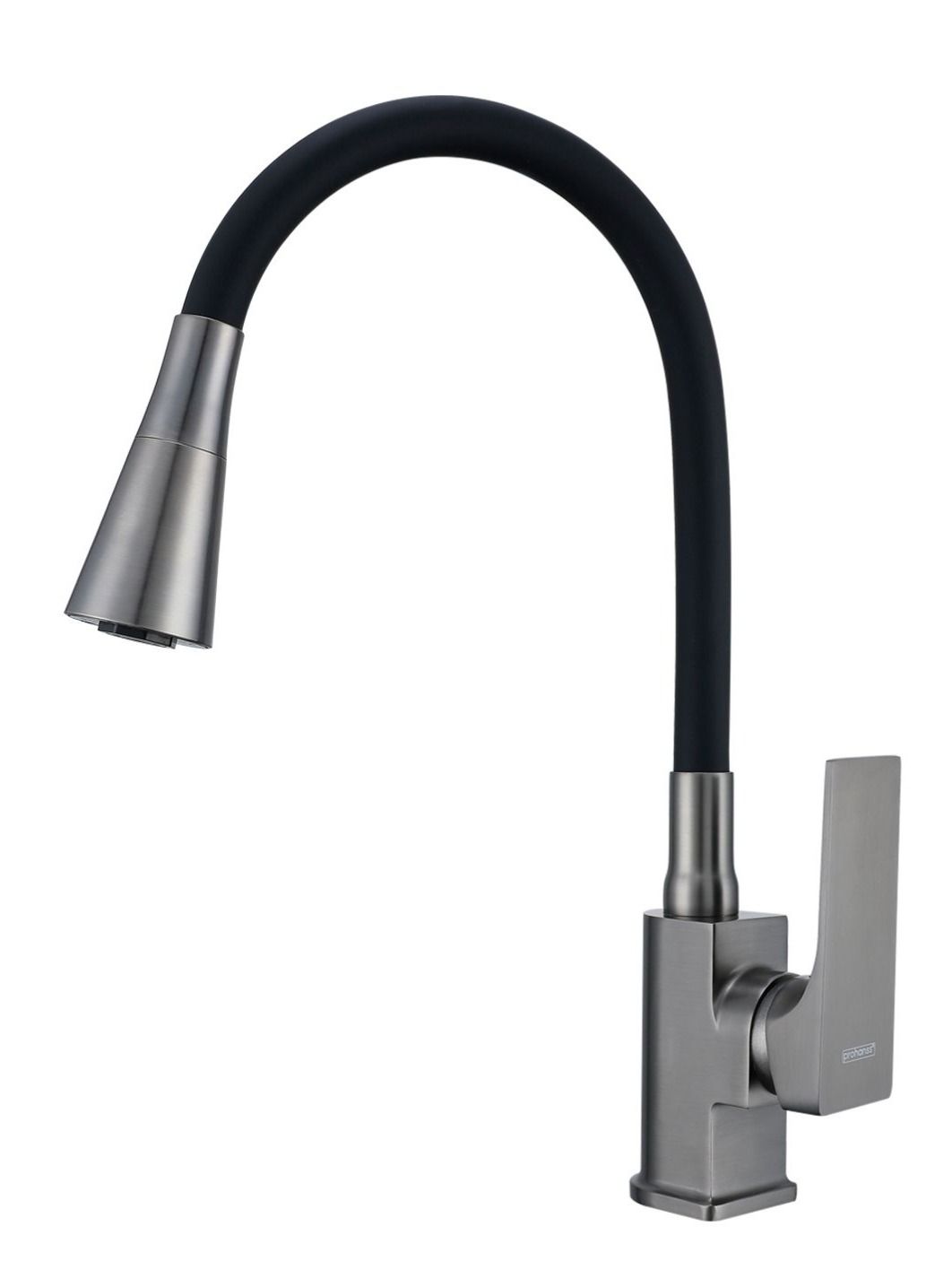 Смеситель для кухни с гибким изливом Prohanss P61.4406.09, графит