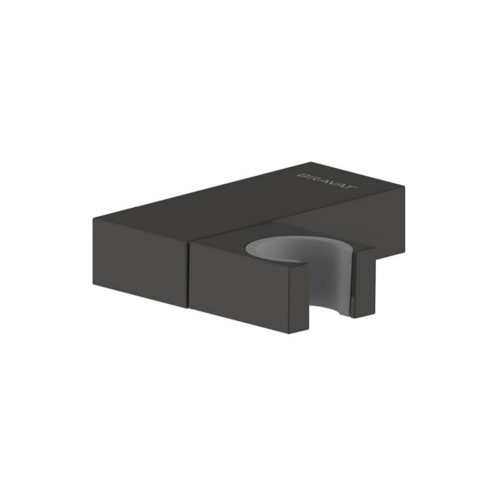 Держатель душевой лейки Bravat P7184BW-ENG, черный