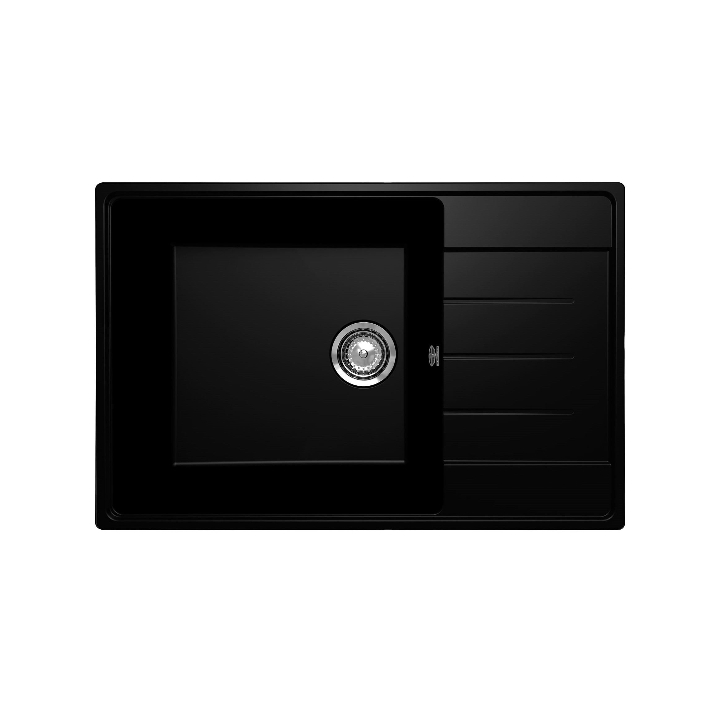 Кухонная мойка Ulgran Quartz Prima 760-07, уголь