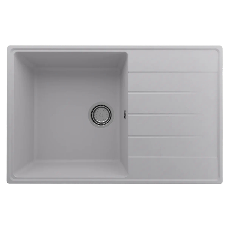 Кухонная мойка Ulgran Quartz Prima 780-04, платина