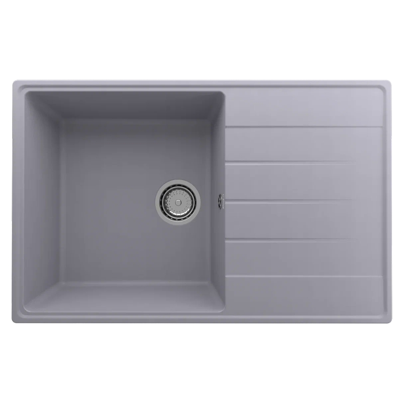 Кухонная мойка Ulgran Quartz Prima 780-05, бетон