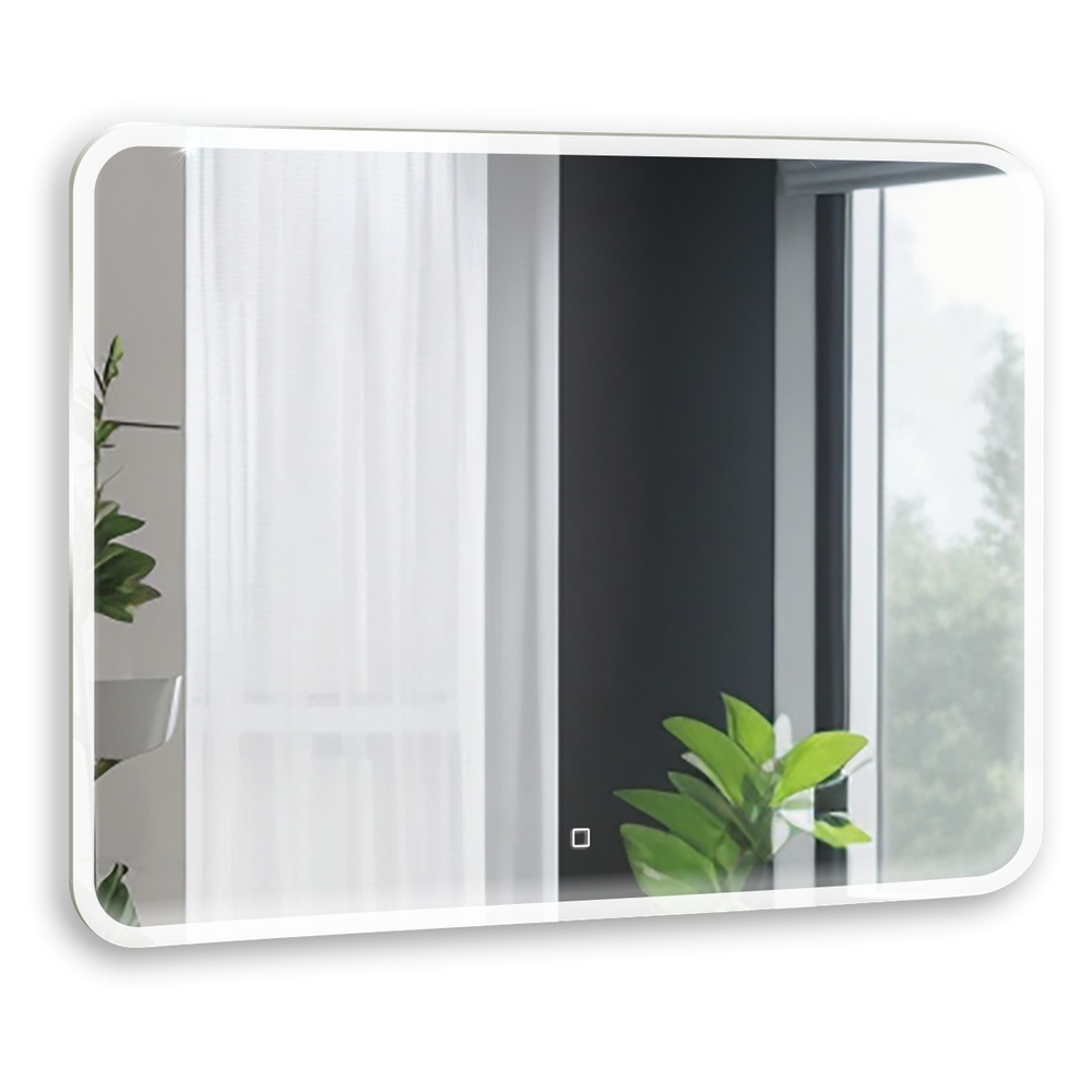 Зеркало RAVAL Призма Prz.02.1000x800/W/RL, 100 см