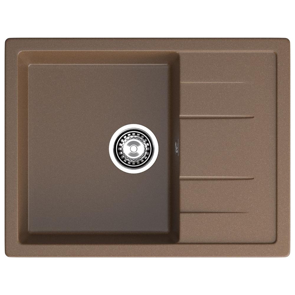 Кухонная мойка GranFest QUADRO 650L, терракот