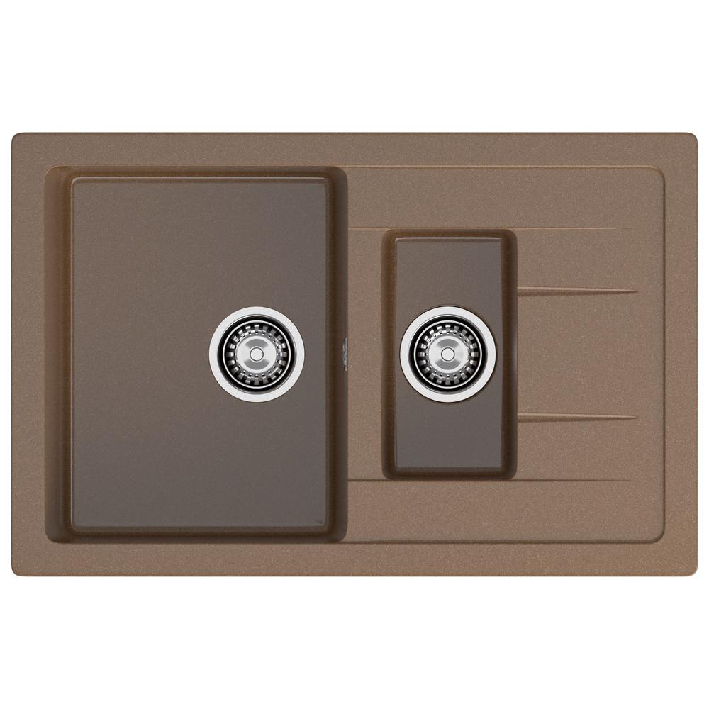 Кухонная мойка GranFest QUADRO 775KL, терракот
