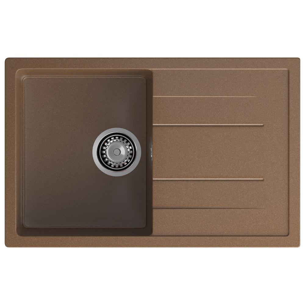 Кухонная мойка GranFest QUADRO 780L, терракот