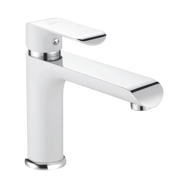 Смеситель для раковины Rose R21F R2101F-1, белый/хром