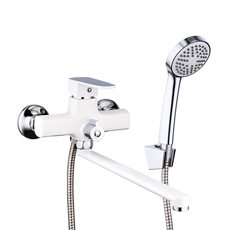 Смеситель для ванны FRUD R22301, белый