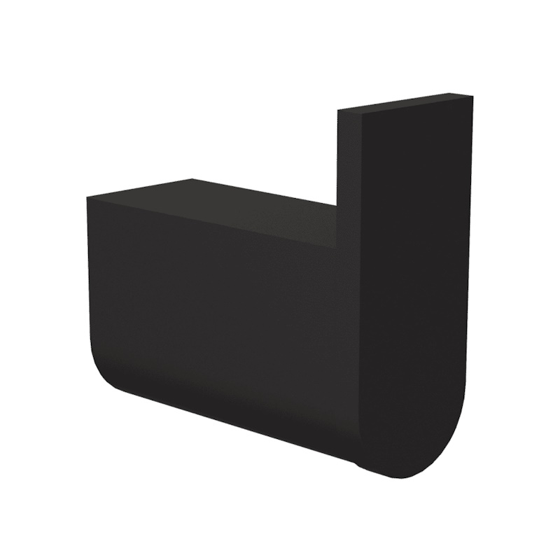 Крючок для ванной комнаты Knotlor RH102BL, черный