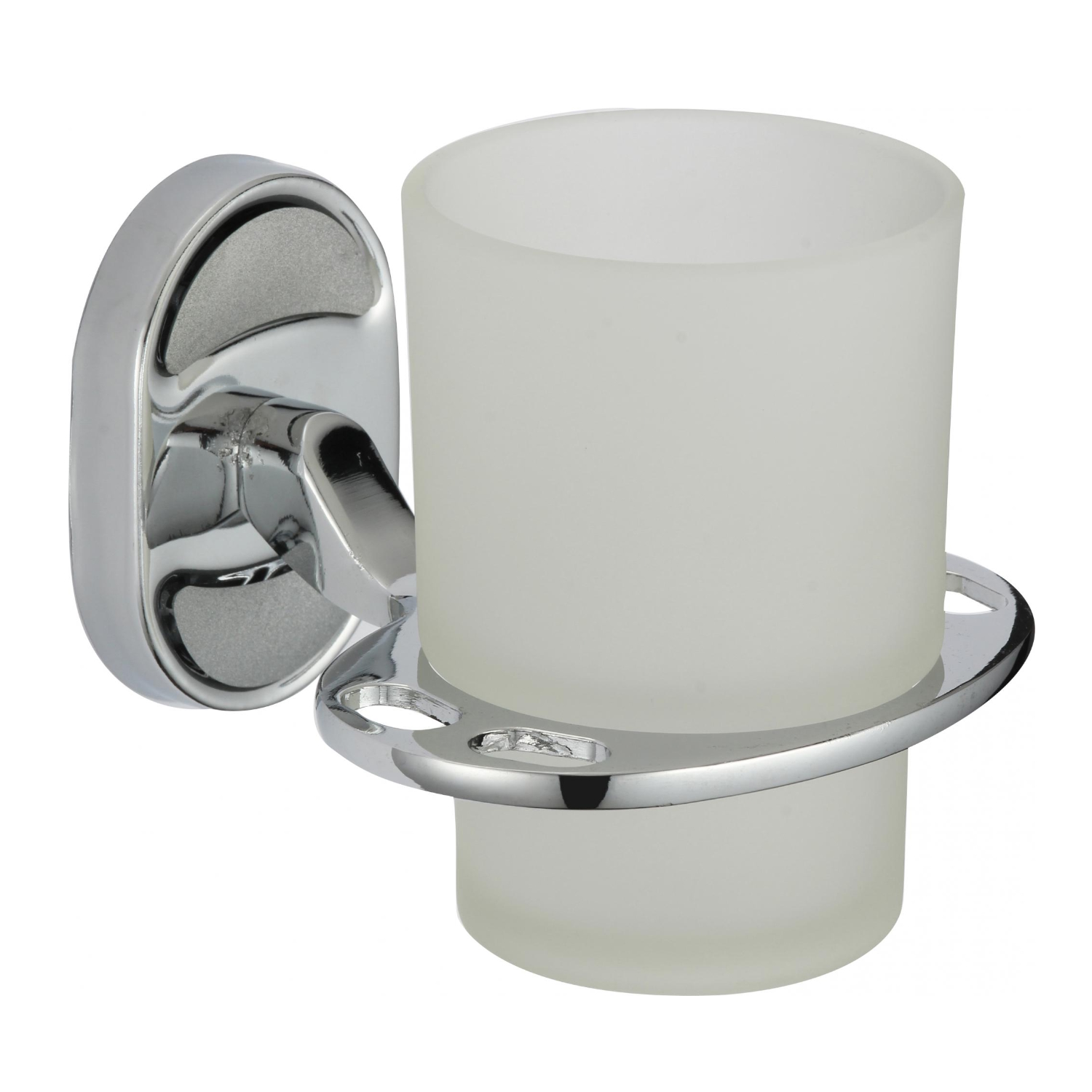Держатель для стакана и зубных щеток Savol S-007057, хром