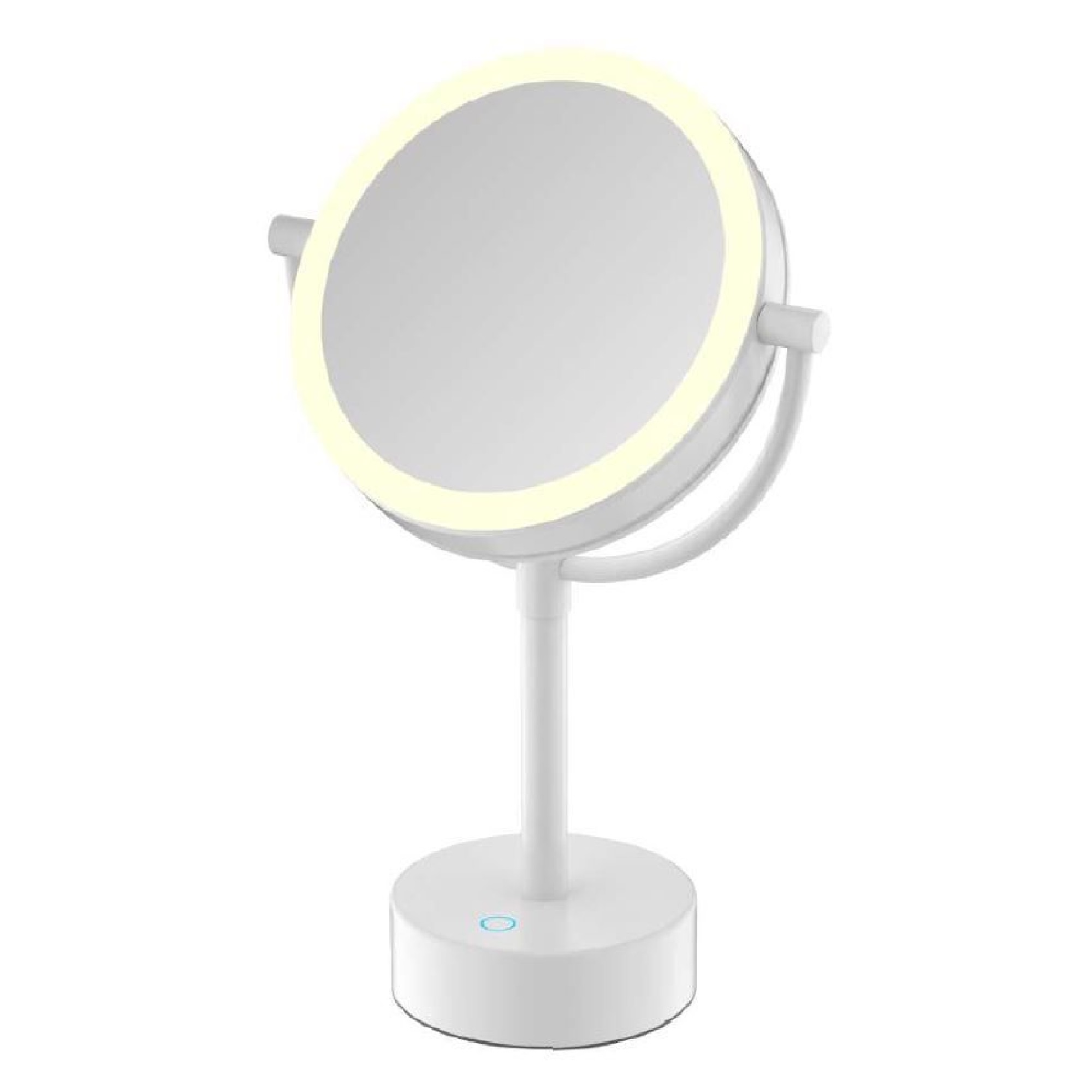 Зеркало косметическое JAVA S-M221W, белый