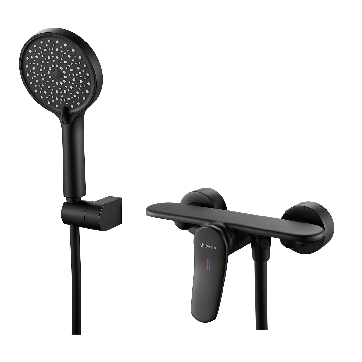 Смеситель для душа Shevanik S4716H, черный