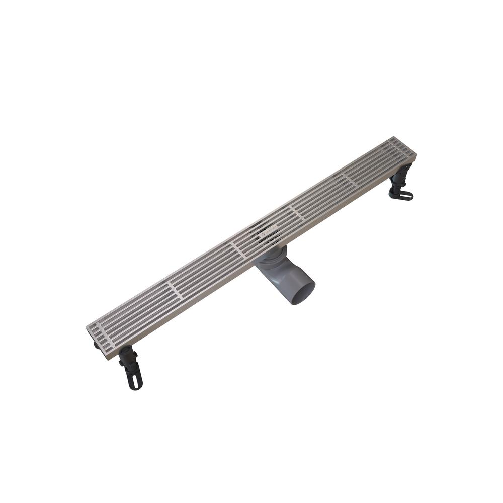Душевой трап линейный Knotlor SDRW0600LBS, матовая сталь