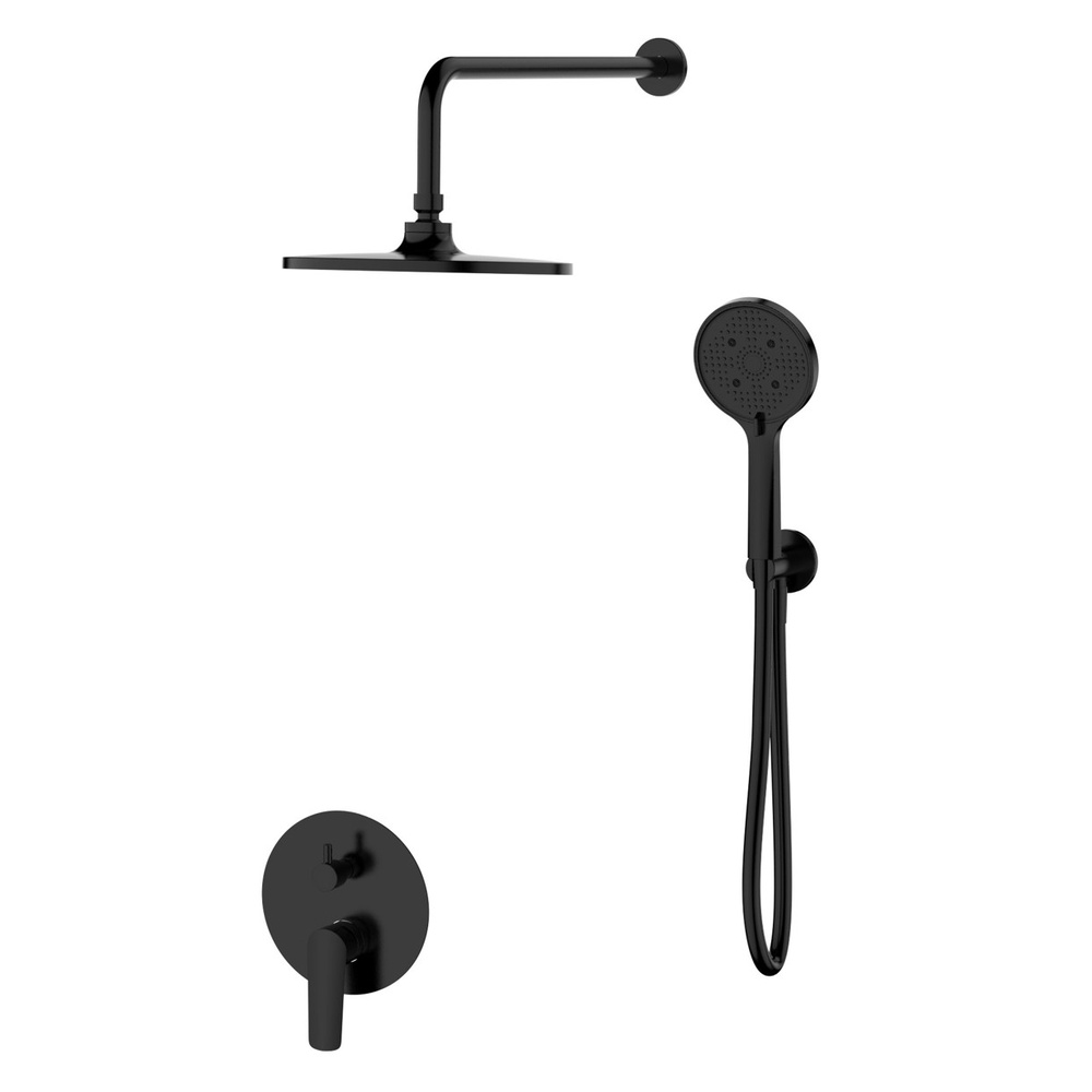 Душевая система встраиваемая ESKO Lagos Black SET6in1LGB, черный