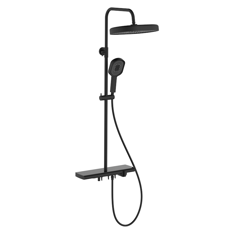 Душевая система Esko ST350Black, черный