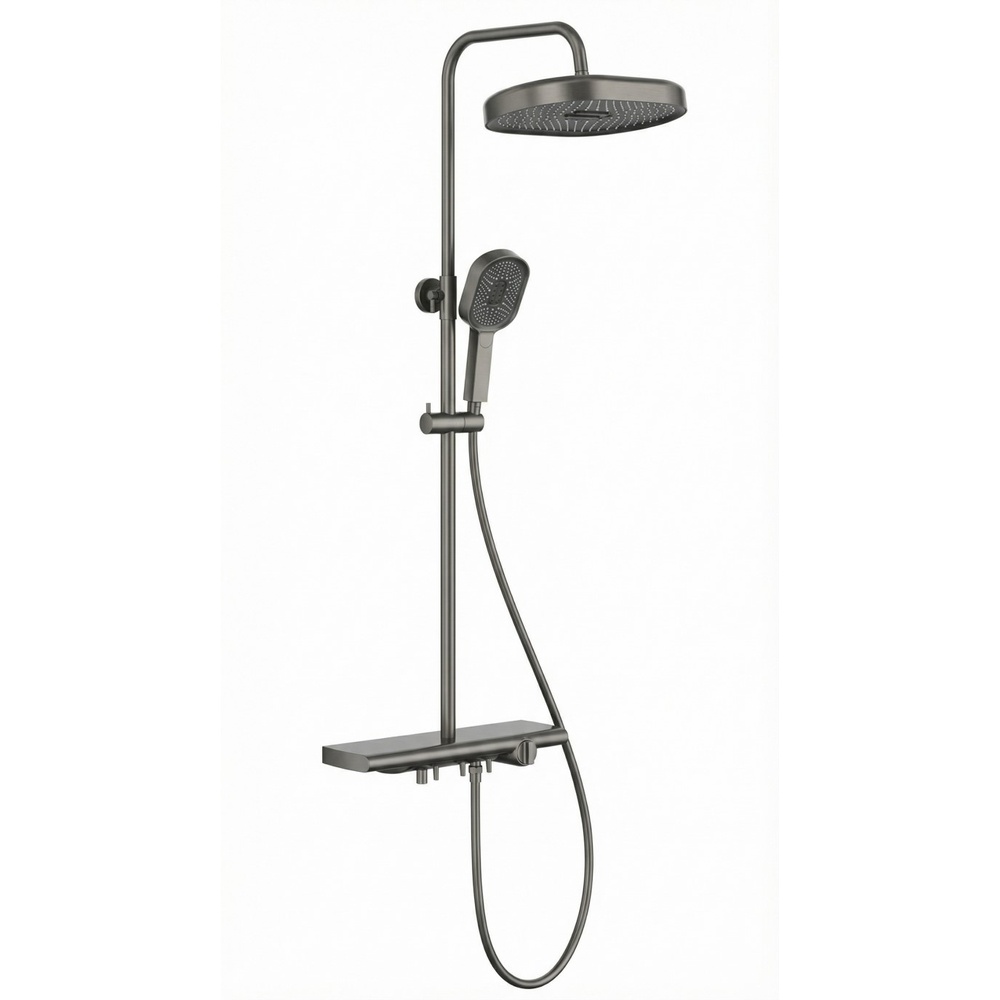 Душевая система ESKO ST350GM, оружейная сталь
