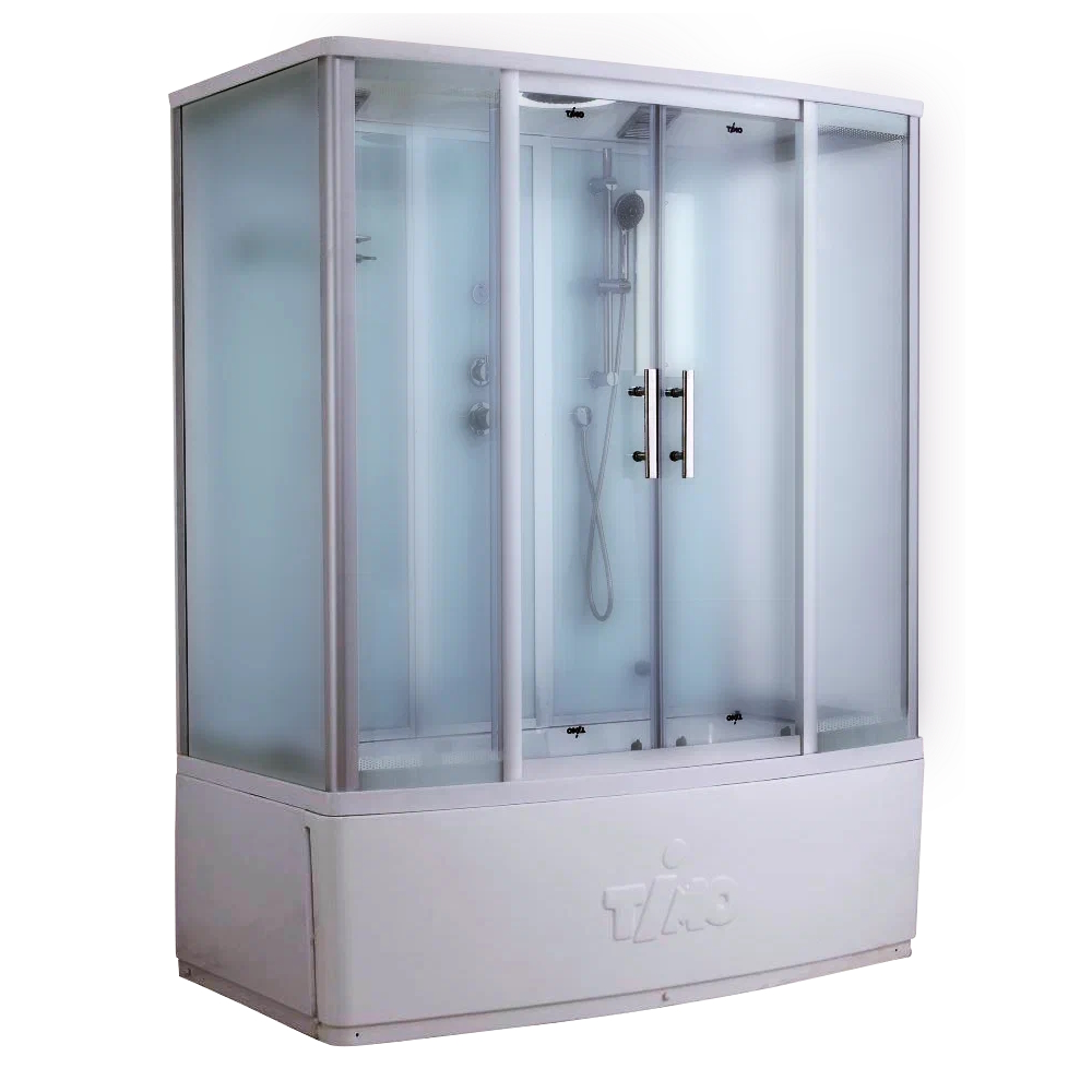 Душевая кабина (душевой бокс) Timo Standart Silver Fabric T-6650SF, 150x88x220