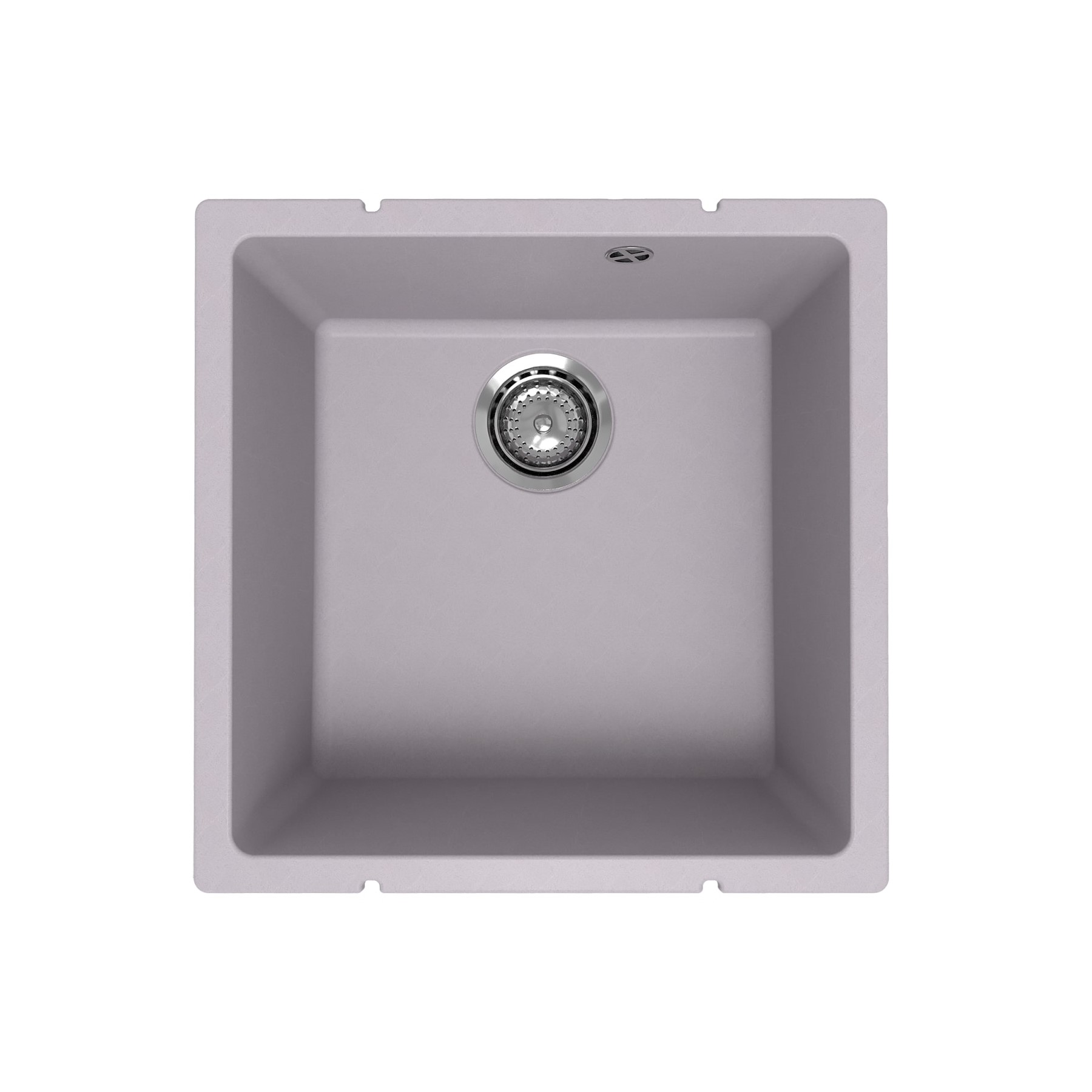 Кухонная мойка Ulgran Quartz Under 400-04, платина
