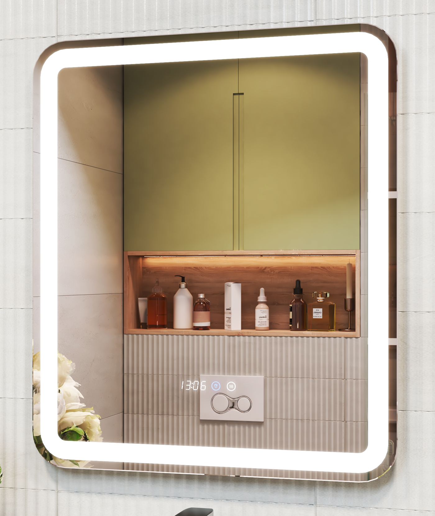 Зеркало VIGO Grani(Bora) Luxe z.GRI.60.Luxe, 60 см
