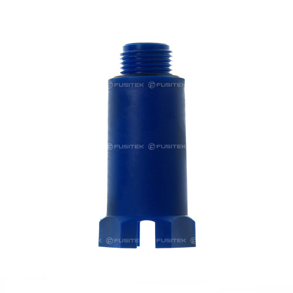 Заглушка (пробка) монтажная Fusitek FT03403, 1/2" НР, с уплотнителем, красная