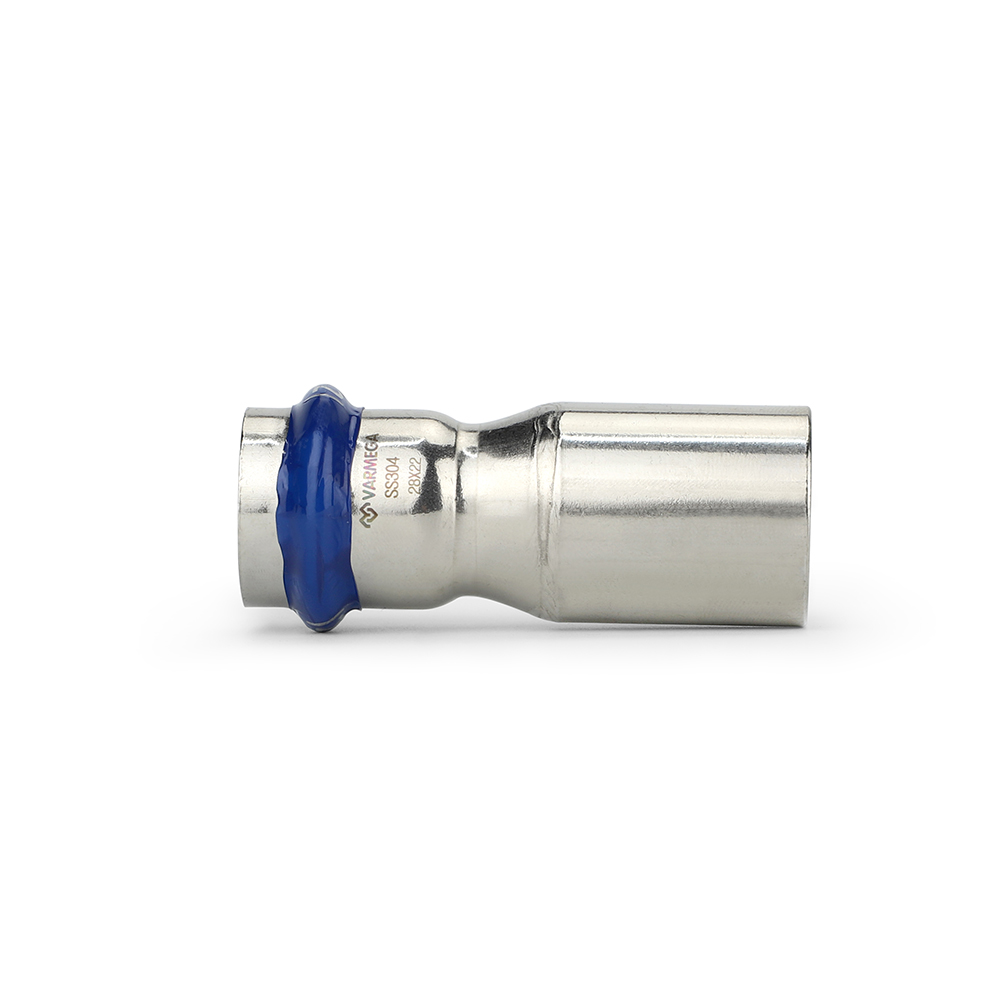 Муфта-вставка однораструбная Varmega Inox Press переходная VM704003515, 35a×15 мм