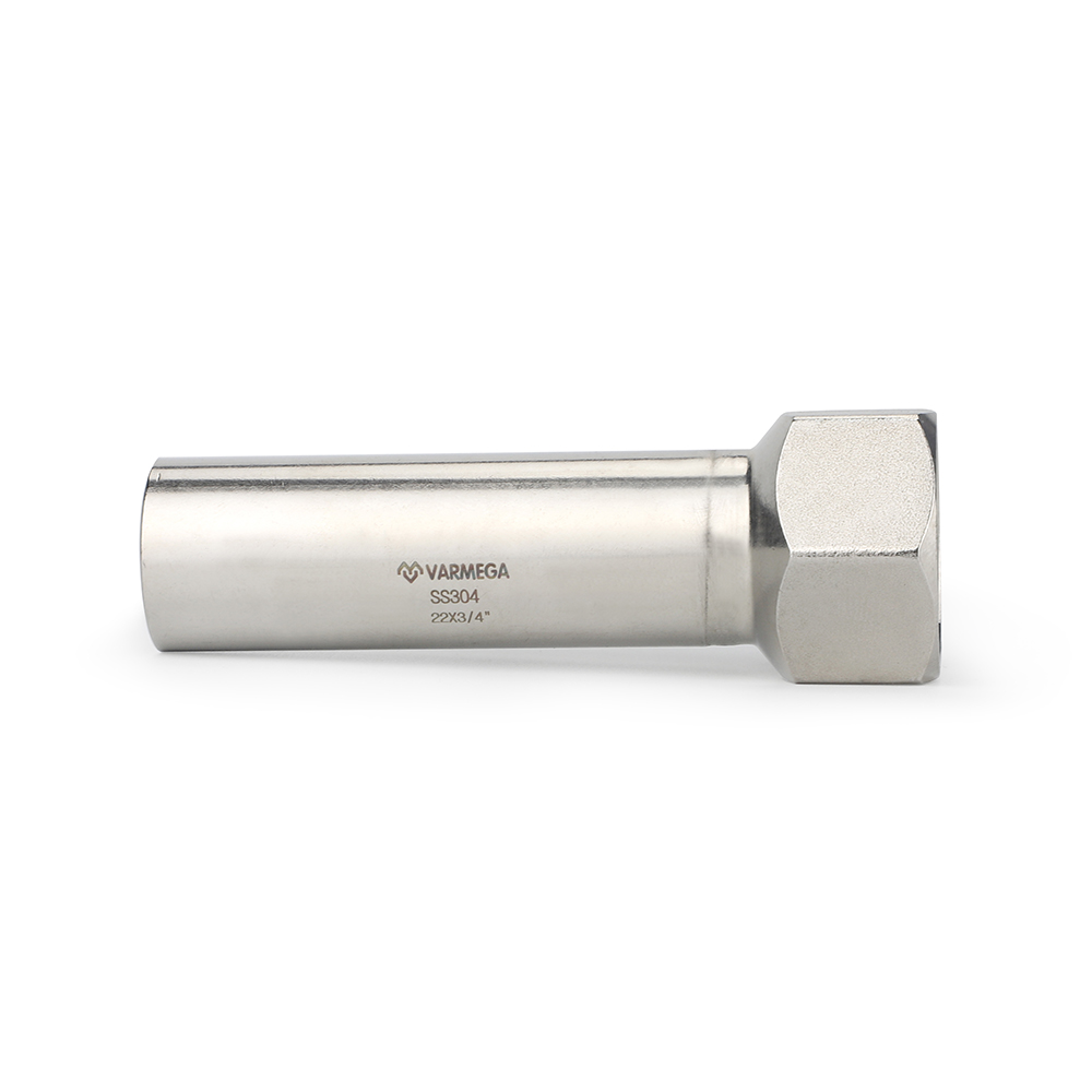 Муфта-вставка Varmega Inox Press с внутренней резьбой VM707001504, 15a×1/2"