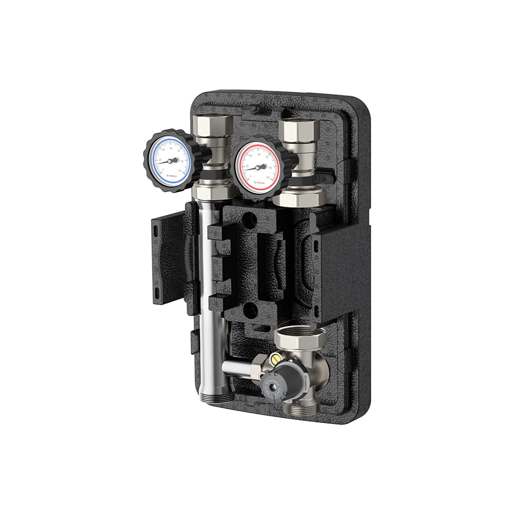 Насосная группа Varmega V-Flow VMPG12-250000, с 3-ходовым клапаном, DN25, нержавеющая сталь, без насоса и привода
