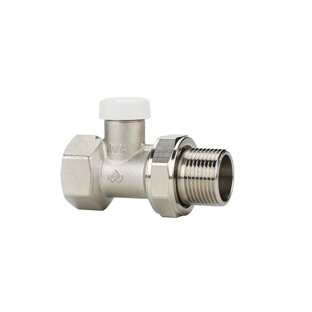 Запорный радиаторный клапан, прямой, 3/4", в упаковке 1