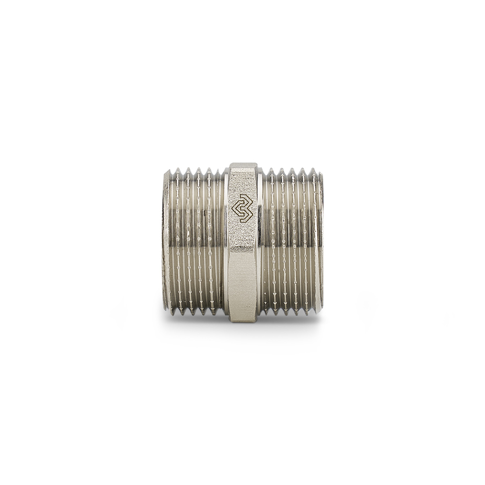 Ниппель равносторонний Varmega 1 1/4", VMTF28-N000707, никелированный