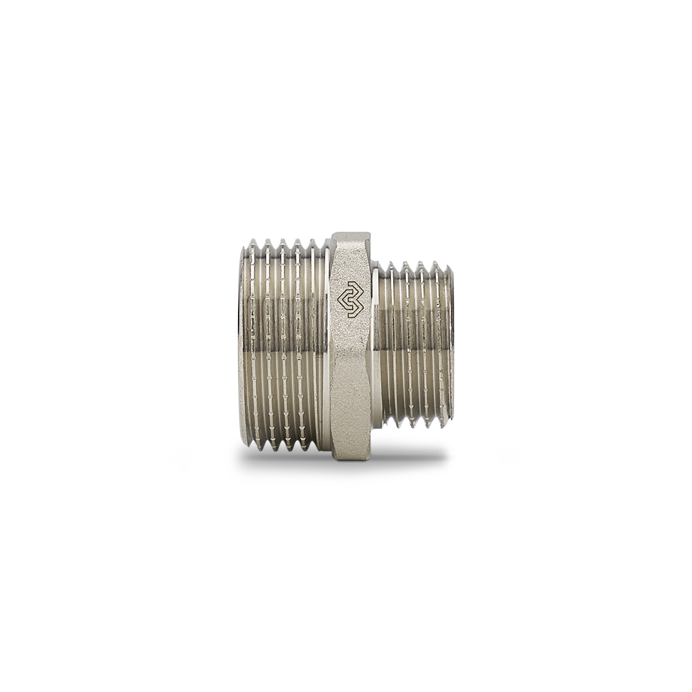 Ниппель переходной Varmega 1 1/2"x1 1/4", VMTF30-N000807, никелированный